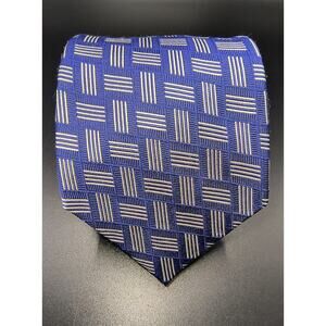 LAUREN Ralph Lauren 100% Silk Geometric Tie - 59 1/2" x 3 1/2"